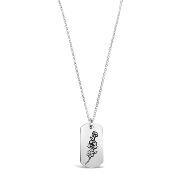 Birth Flower Necklace