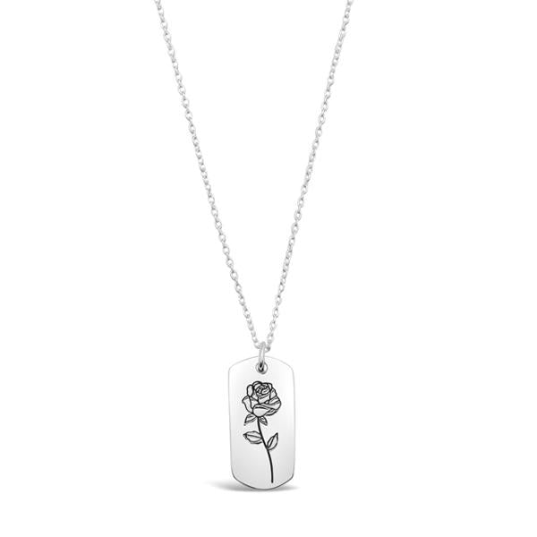 Birth Flower Necklace