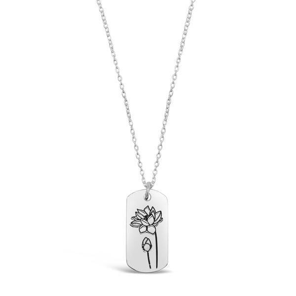 Birth Flower Necklace