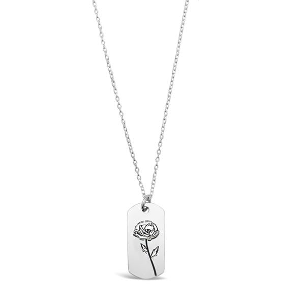 Birth Flower Necklace