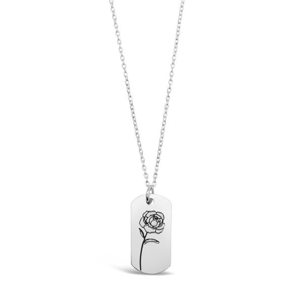 Birth Flower Necklace