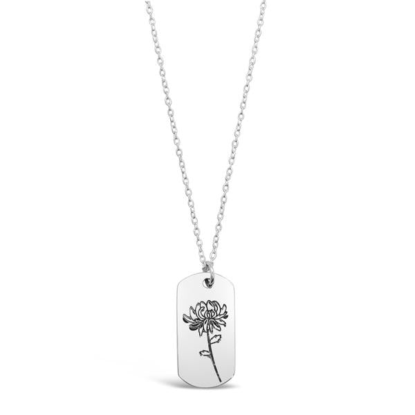 Birth Flower Necklace