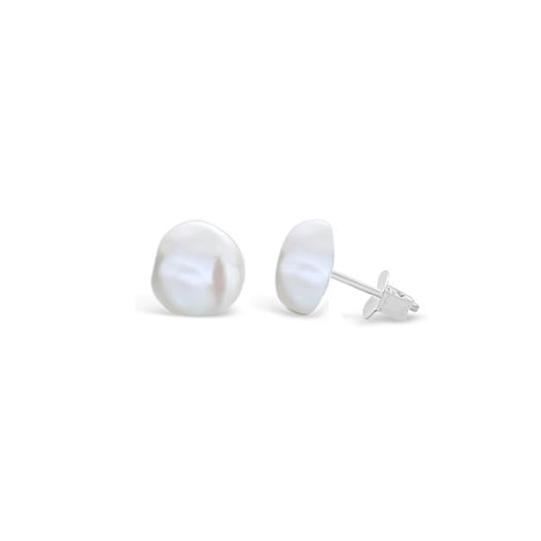 Baroque Pearl Stud Earrings