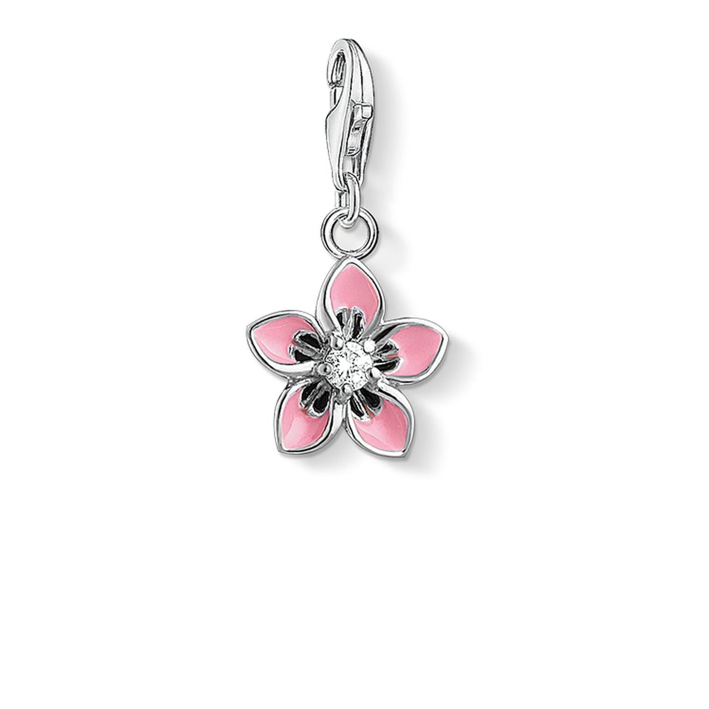 Thomas Sabo Pink Flower Charm