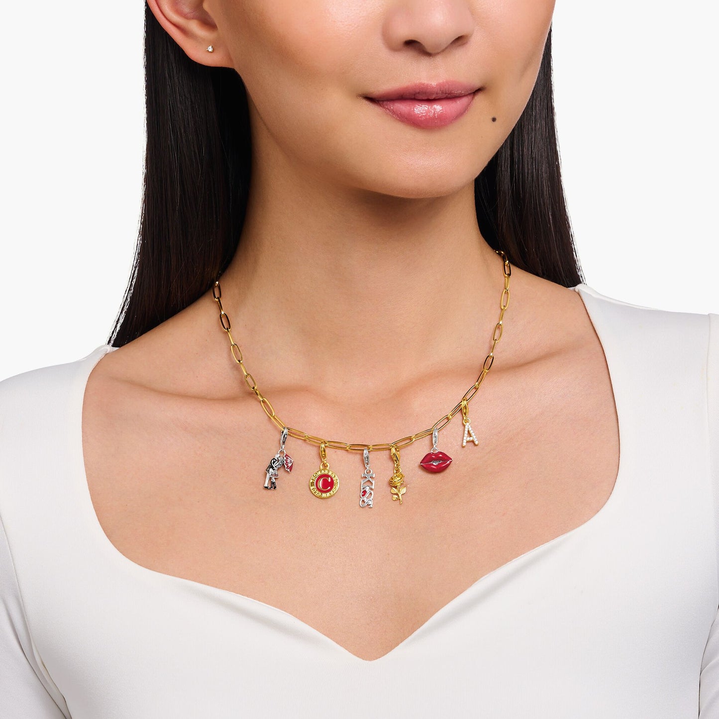 Thomas Sabo Kissing Couple Charm