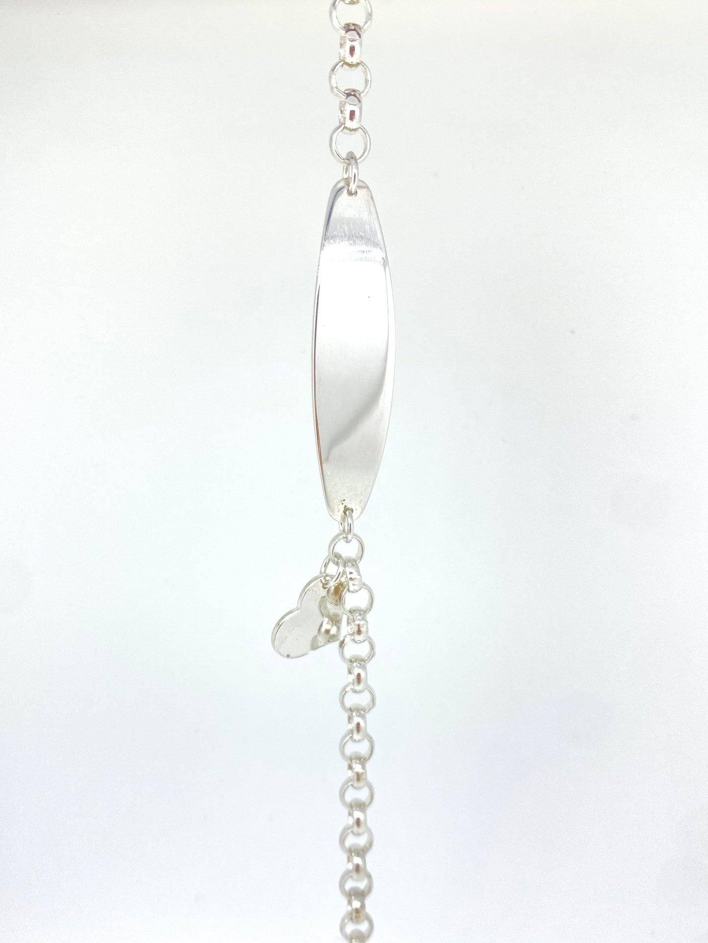 ID Tag with heart charm