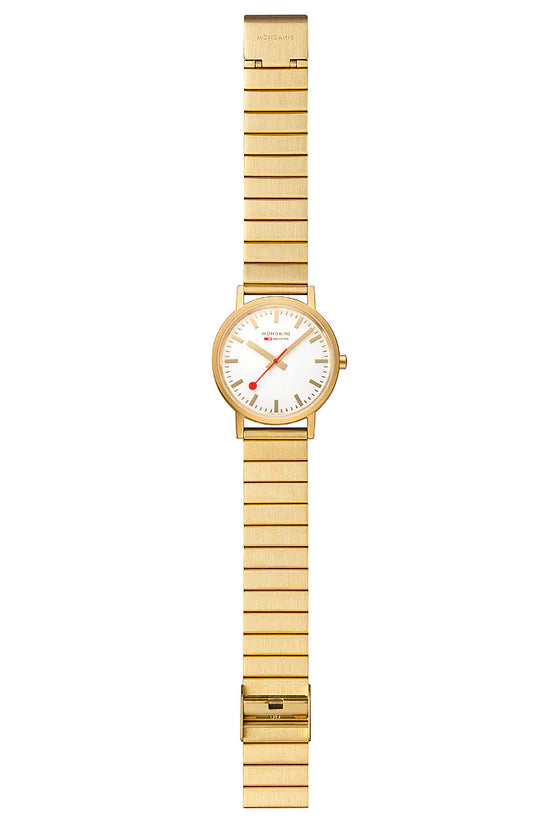 Mondaine Classic Golden Stainless Steel