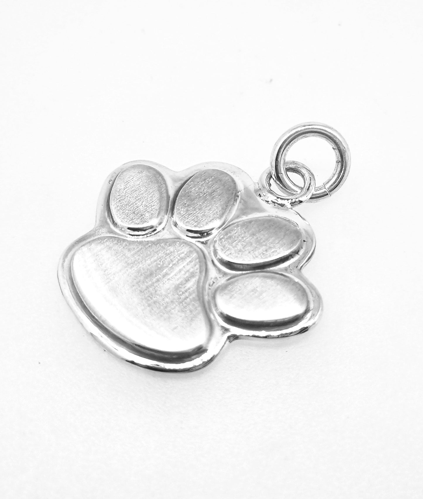large paw print pendant