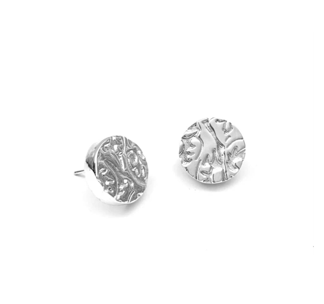 Patterned Stud Earrings