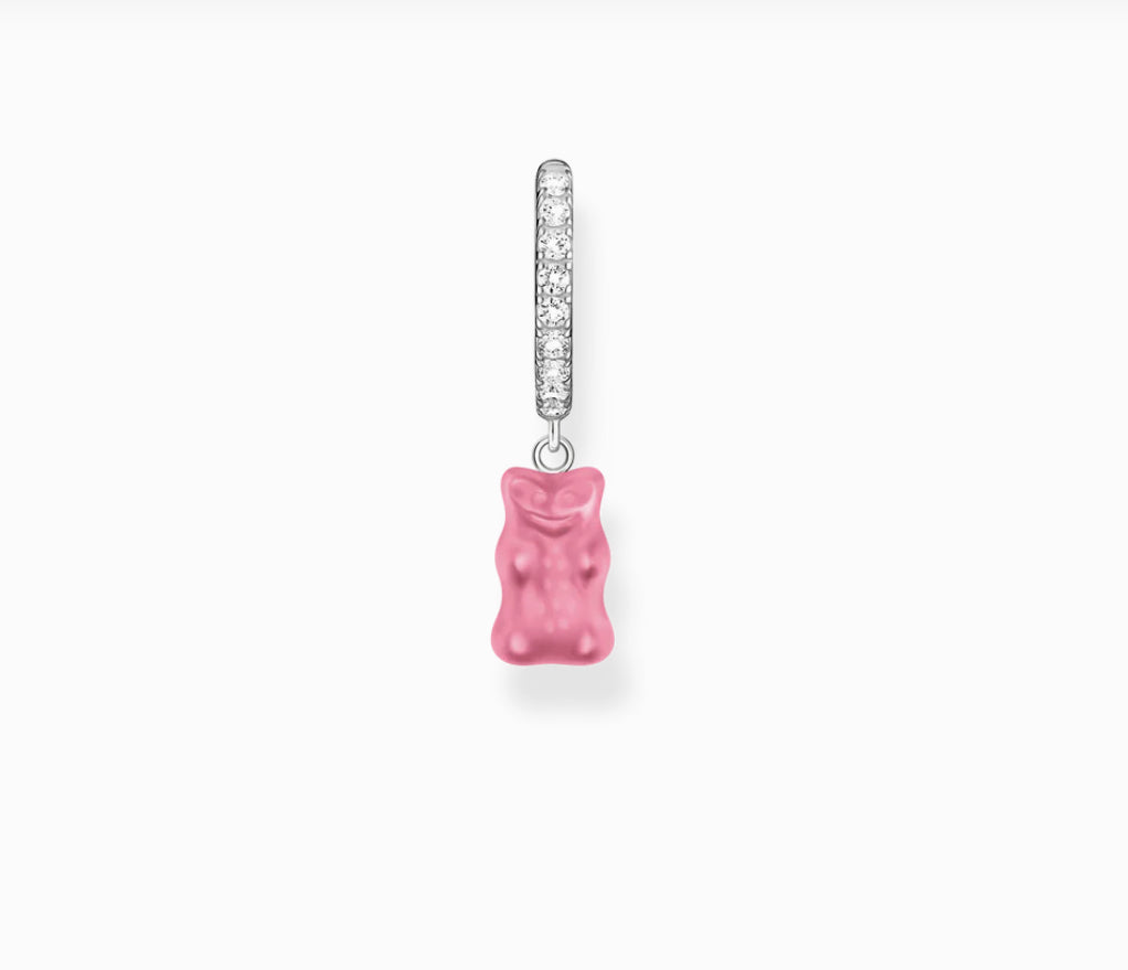 Goldbear Pink Single Earring