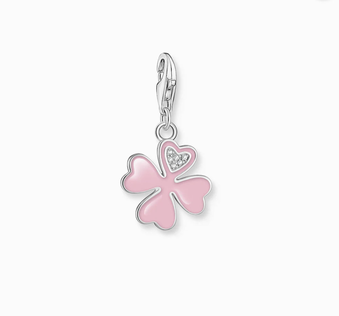 Thomas Sabo Pink Clover Charm