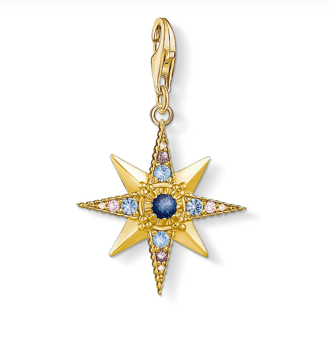 Gold Royalty Star Charm