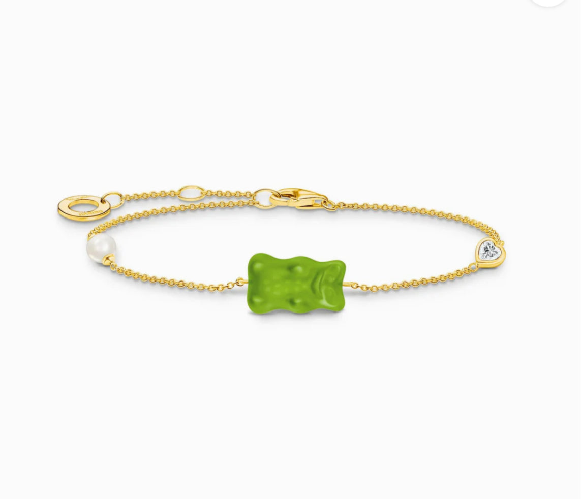 Green Haribo Gold Bracelet