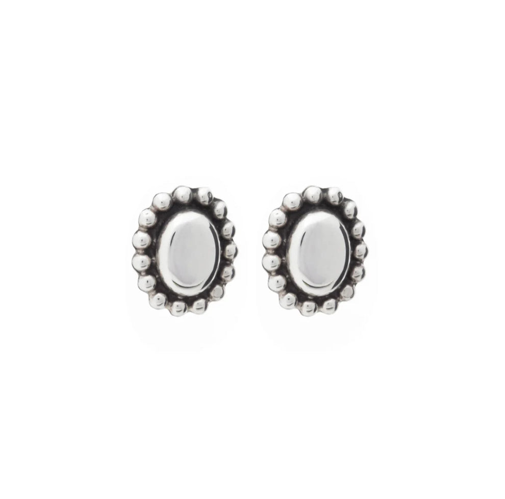 Oval Stud Earrings