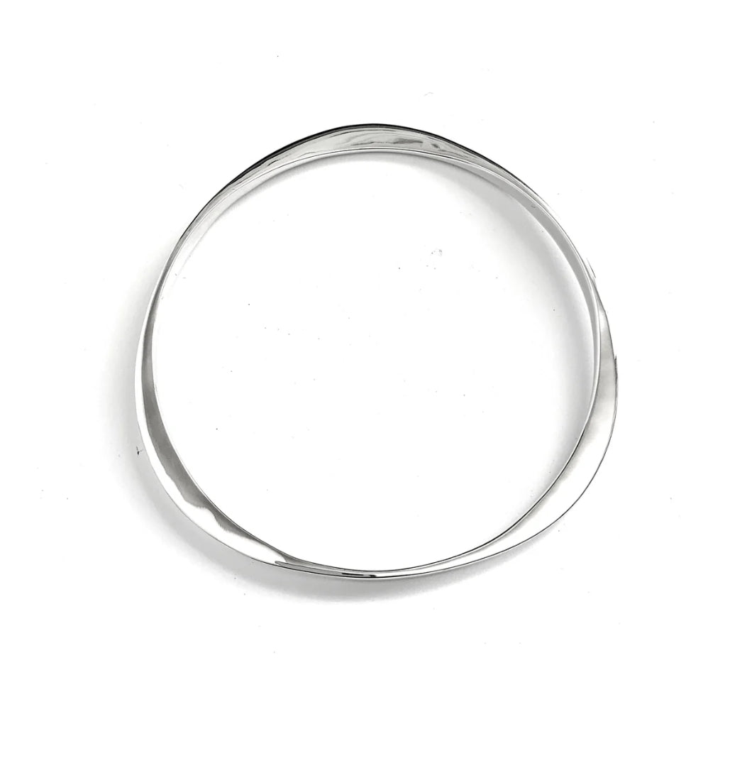 Solid Silver Bangle