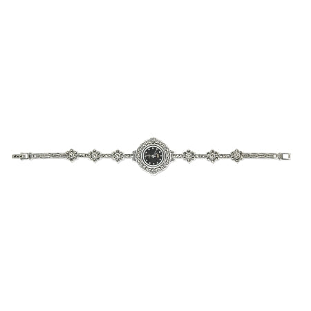 Marcasite Floral Band Quartz watch