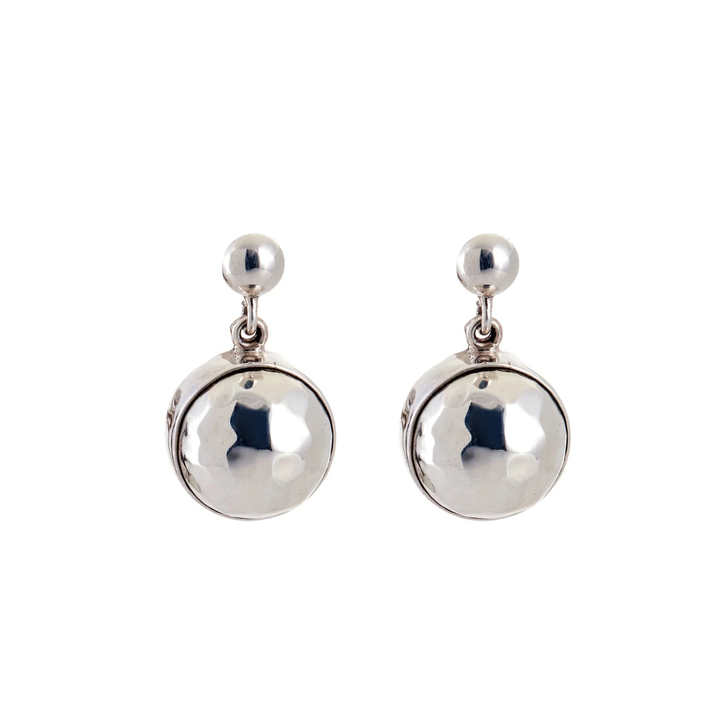 Hammered Ball Stud Earrings