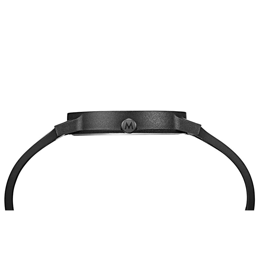 Mondaine Essence Black Rubber