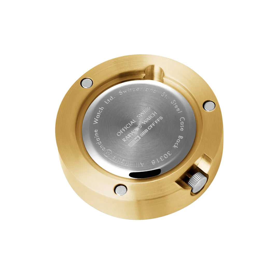 Mondaine Golden Magnet Table Clock