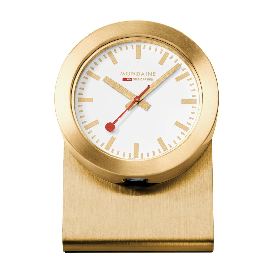 Mondaine Golden Magnet Table Clock