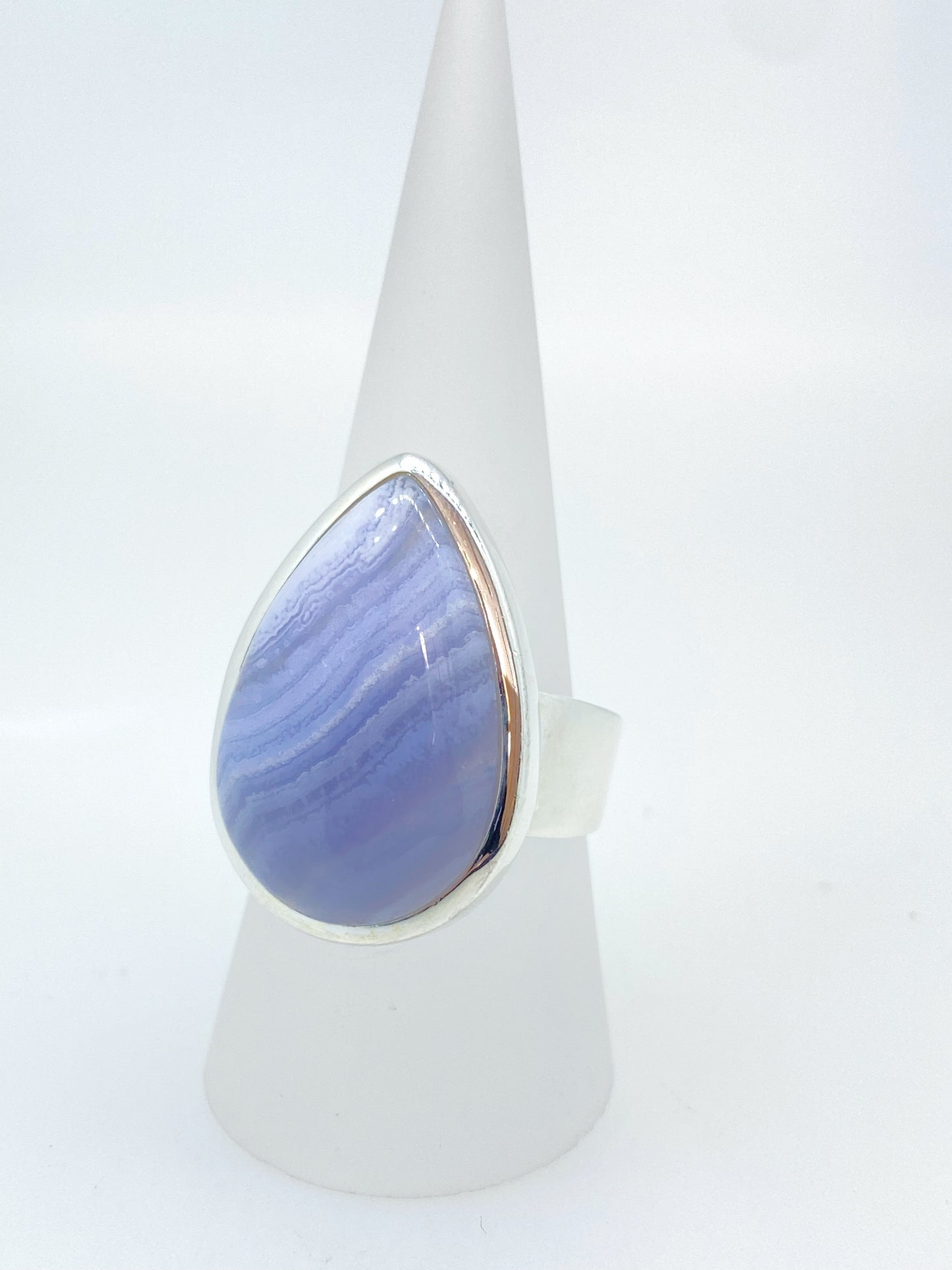 Blue Lace Agate Ring