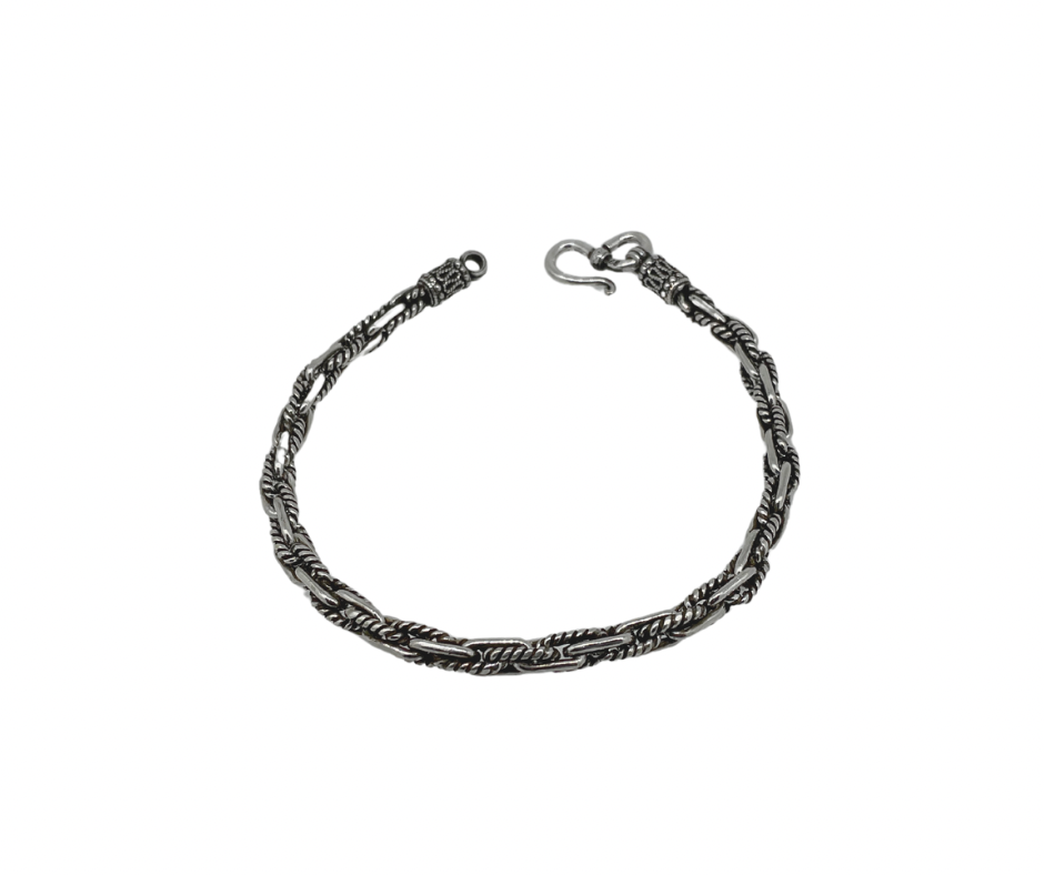 Patterned Link Bracelet