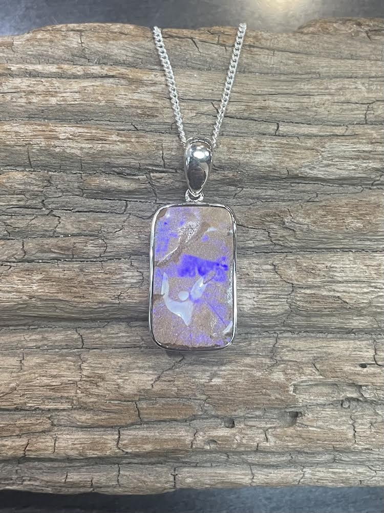 Purple Australian Boulder Opal