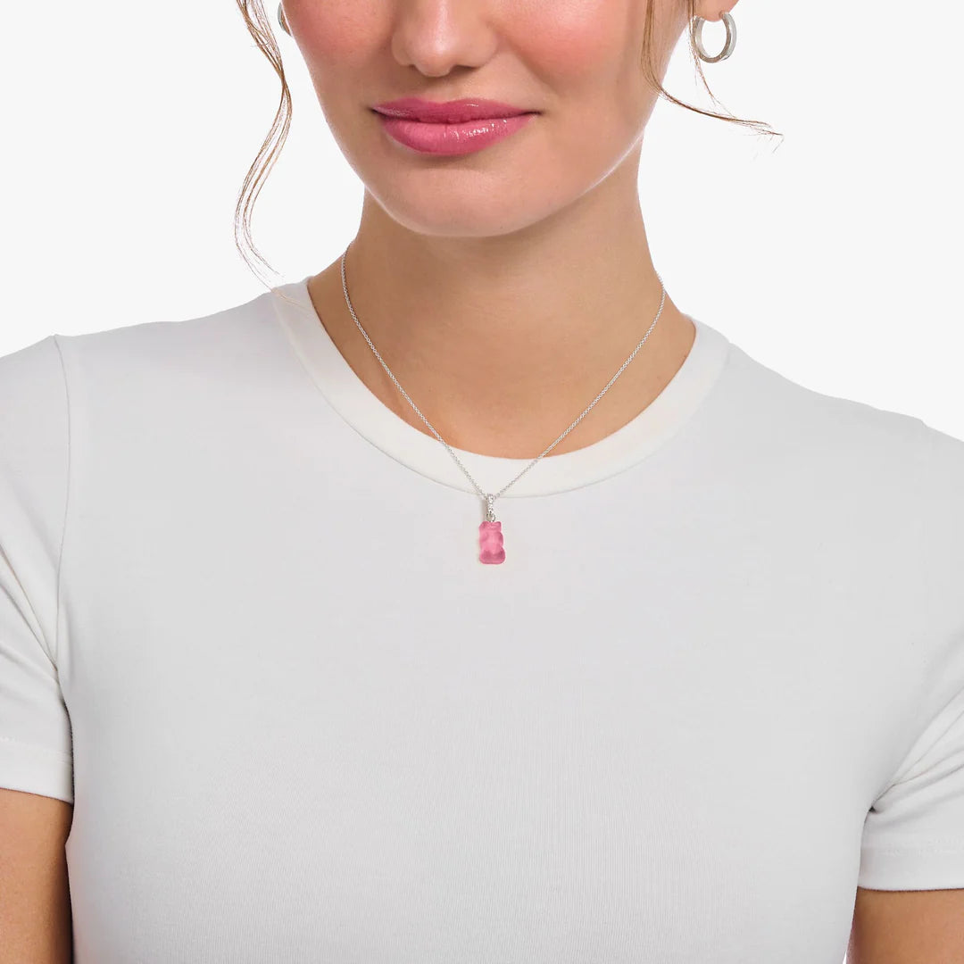 Pink Goldbear Necklace