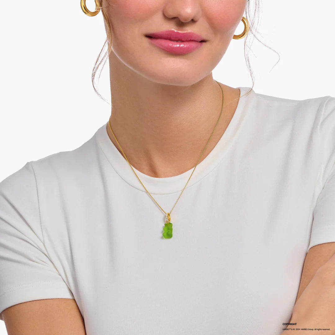 Green Goldbear necklace Gold