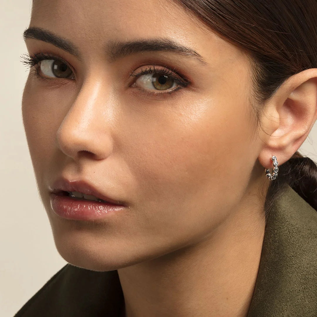 Skull Hoop Earrings