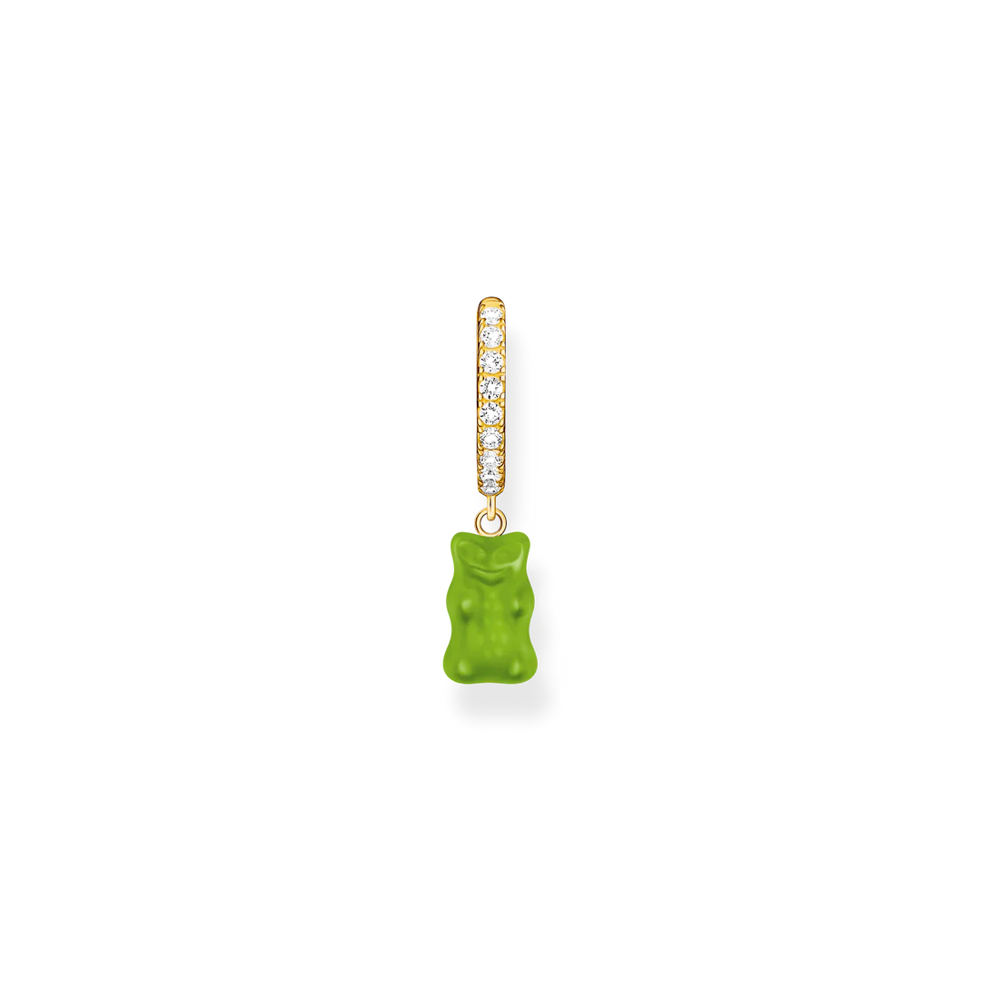 Haribo Green Single Earring Gold