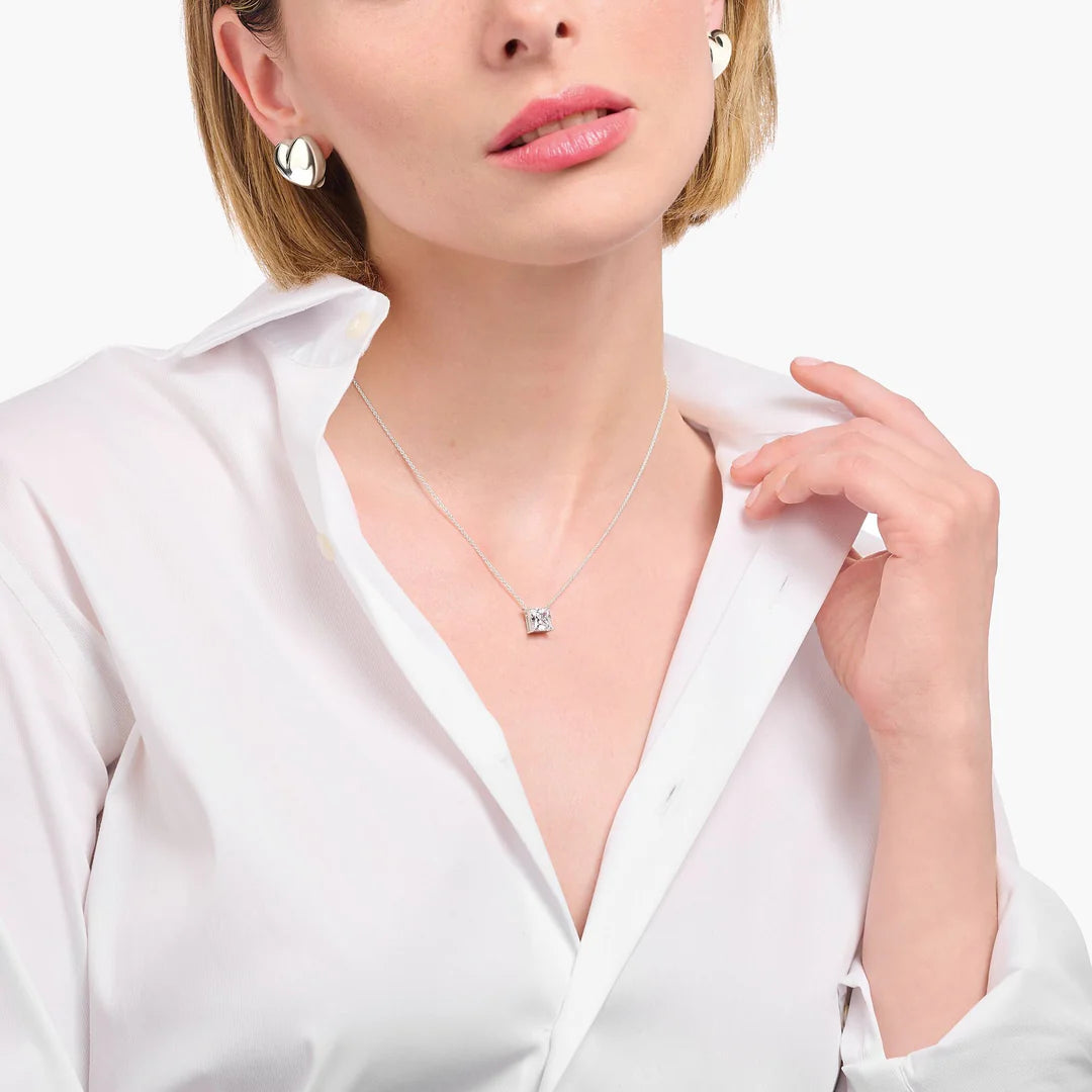 Essential Square CZ Necklace