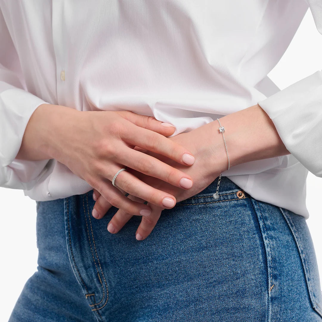 Essential Silver Pave Ring