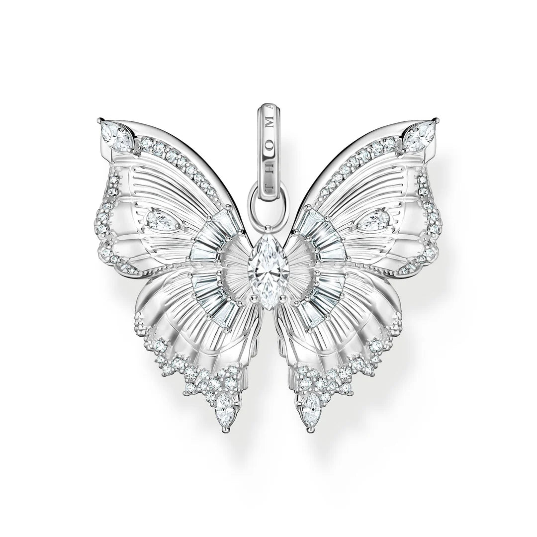 Butterfly Paradise Pendant In Silver