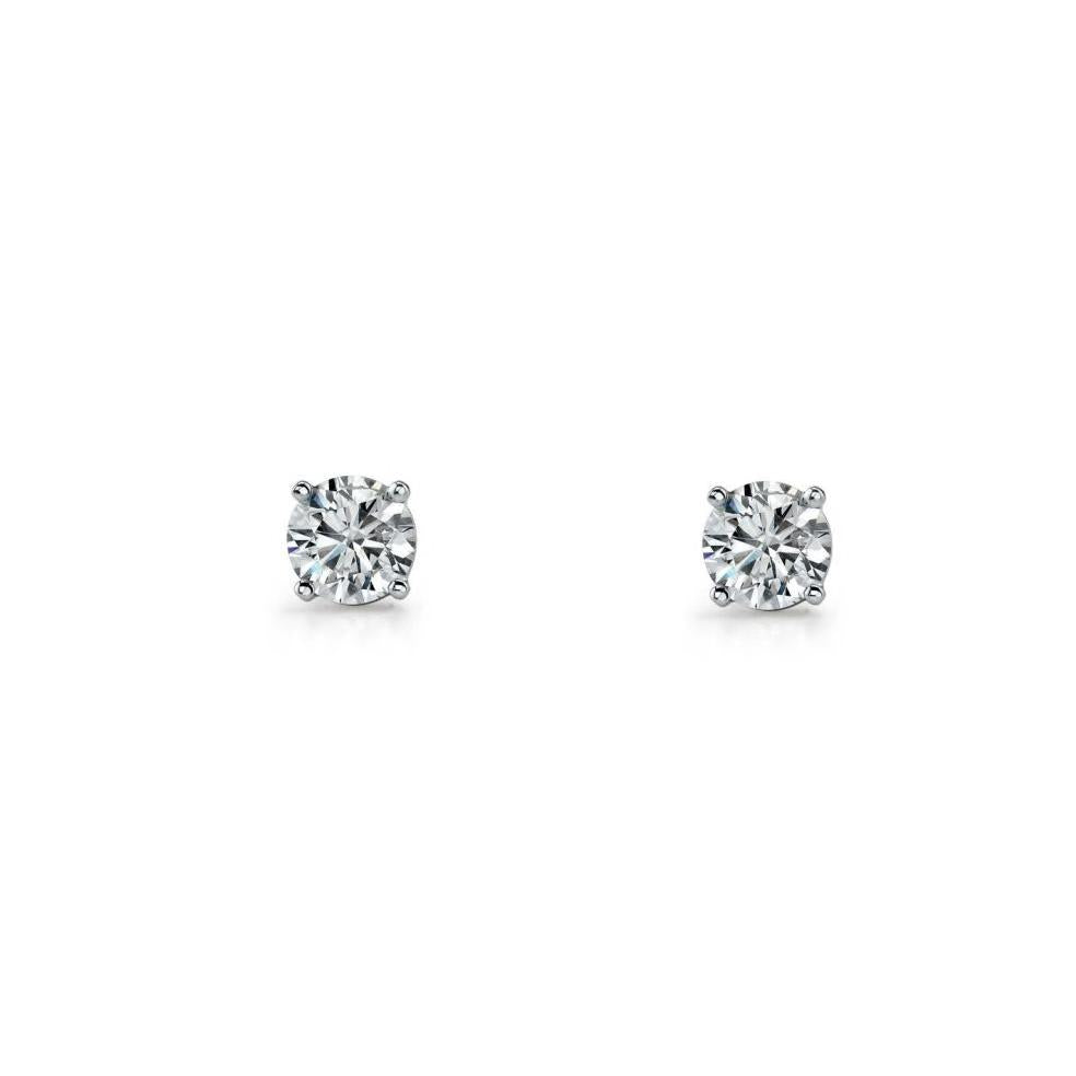 Silver CZ Studs