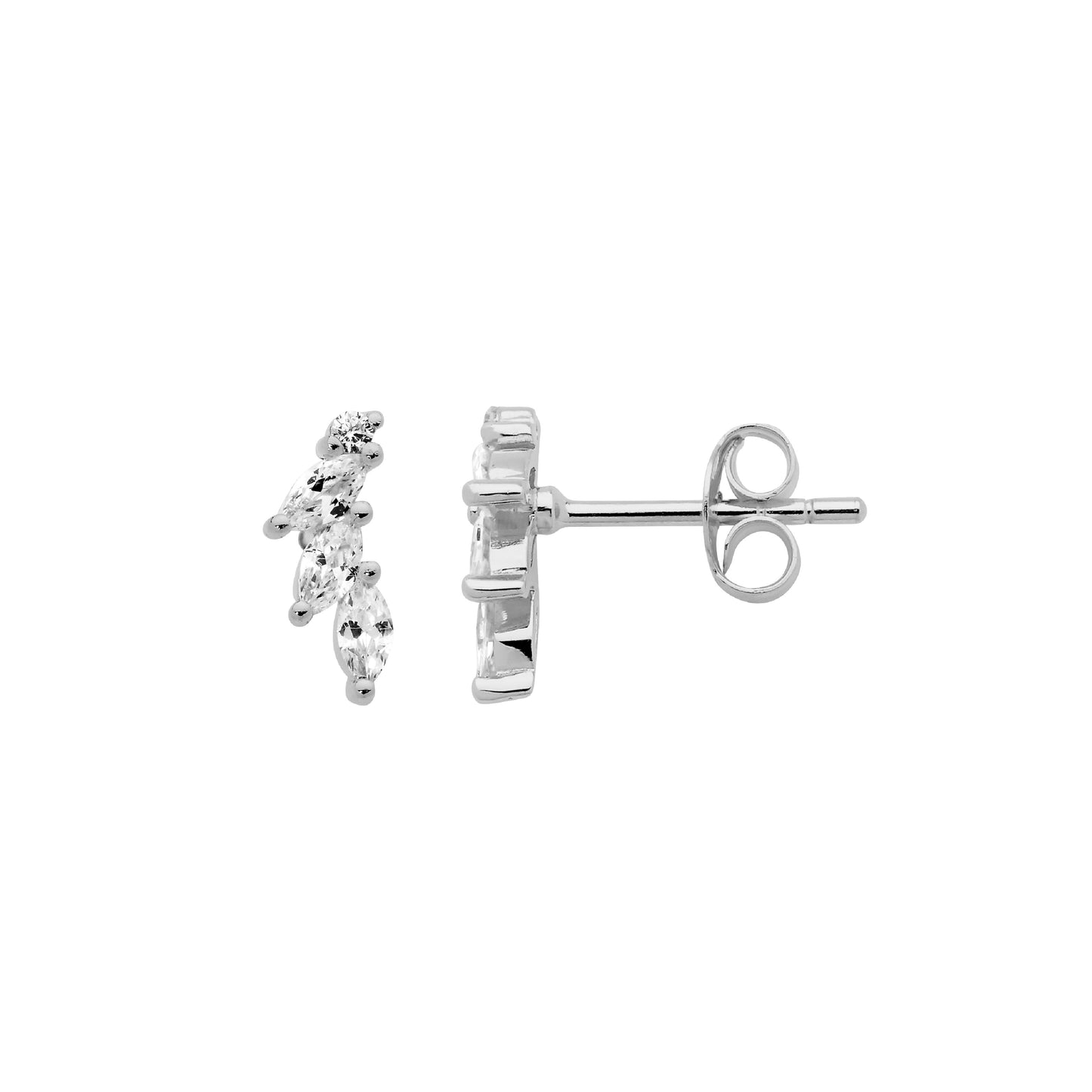 Silver CZ Earrings