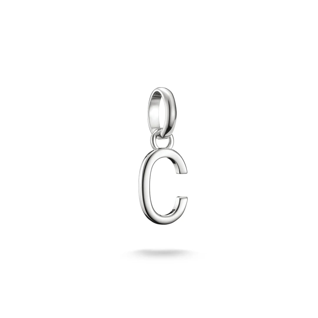 Connect Charm Letter C Silver