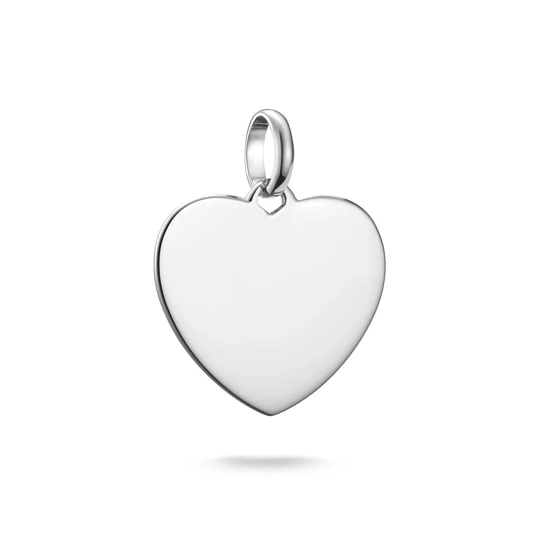 Connect Charm Big Heart Silver