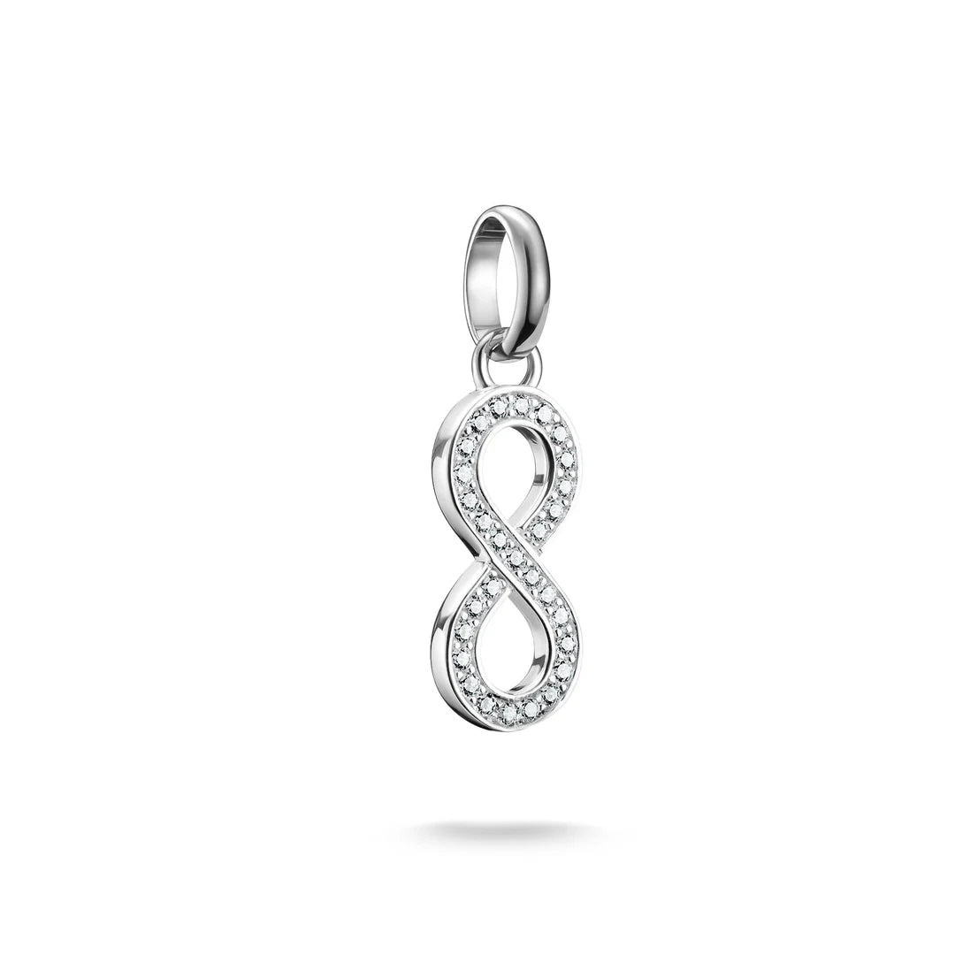 Connect Charm Infinity Symbol with Stones