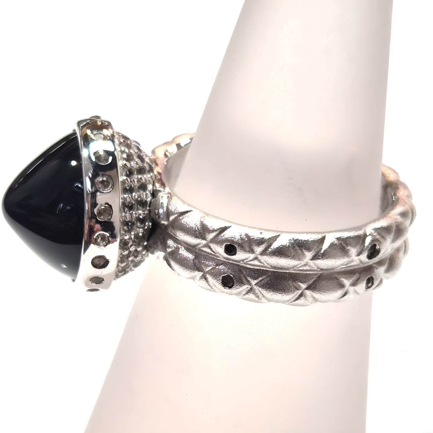 Bold Onyx Dome Ring