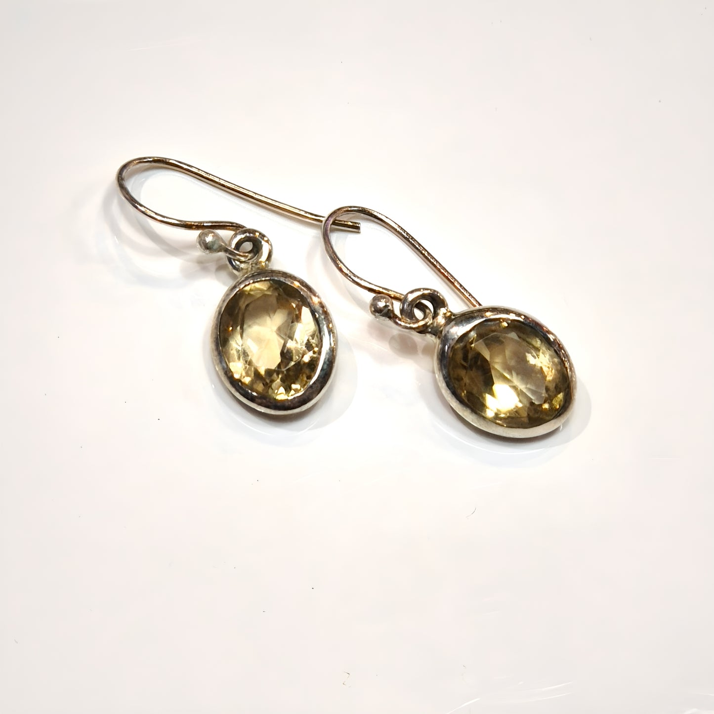 Pale Citrine Drop Earrings