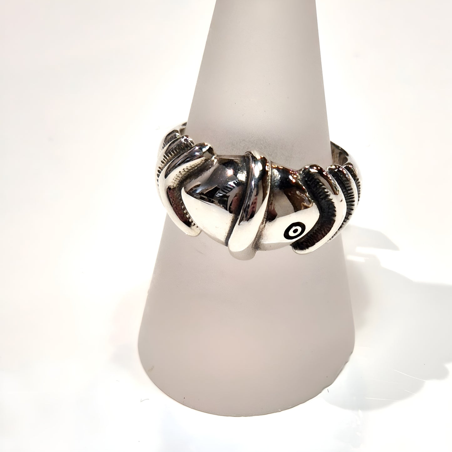Sterling Silver Fish Head Ring