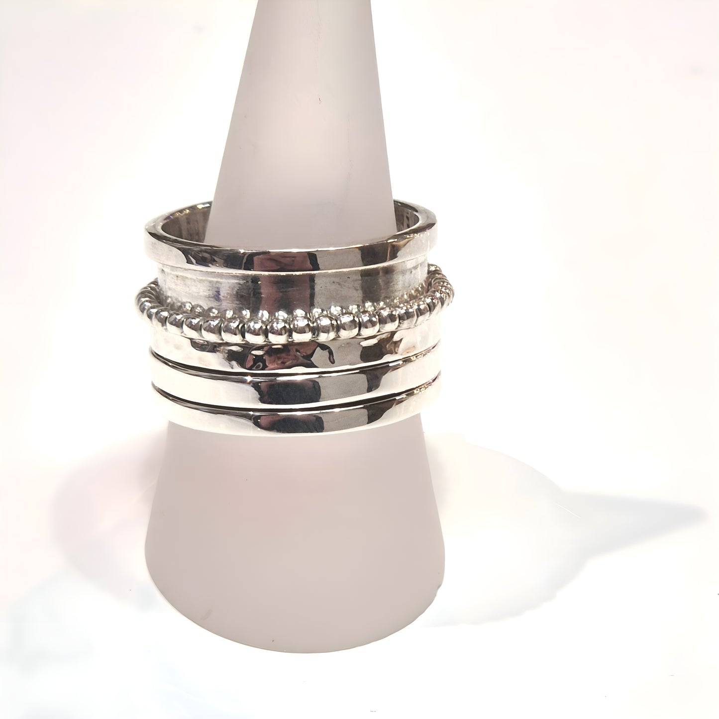 Sterling Silver Spinning Meditation Ring