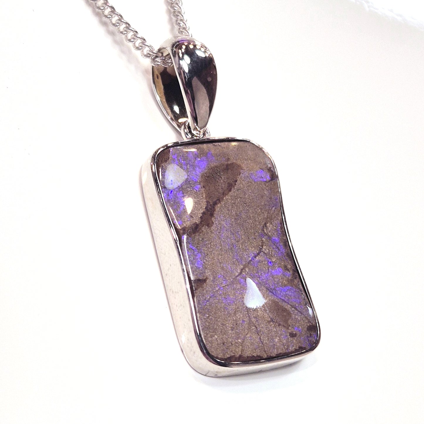 Violet Fire - Boulder Opal