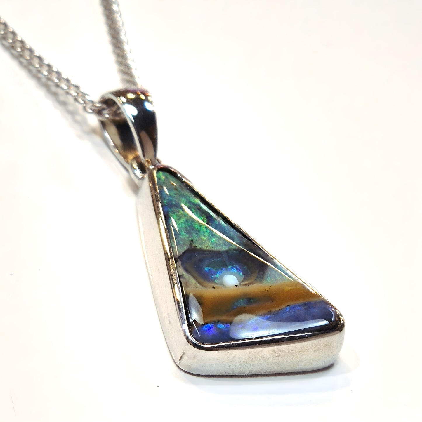 Queensland Boulder Opal Pendant