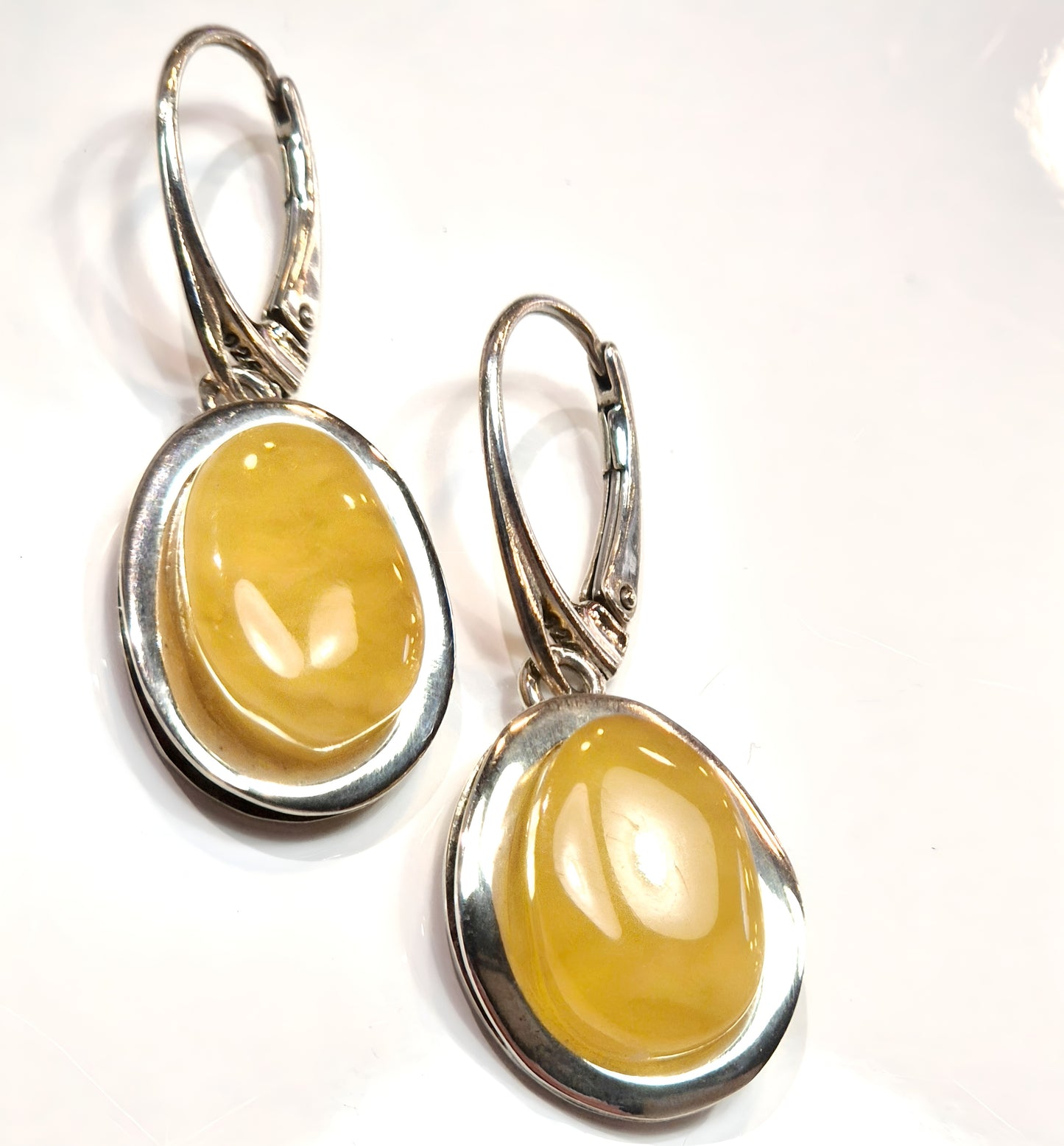Butterscotch Amber Drop Earrings
