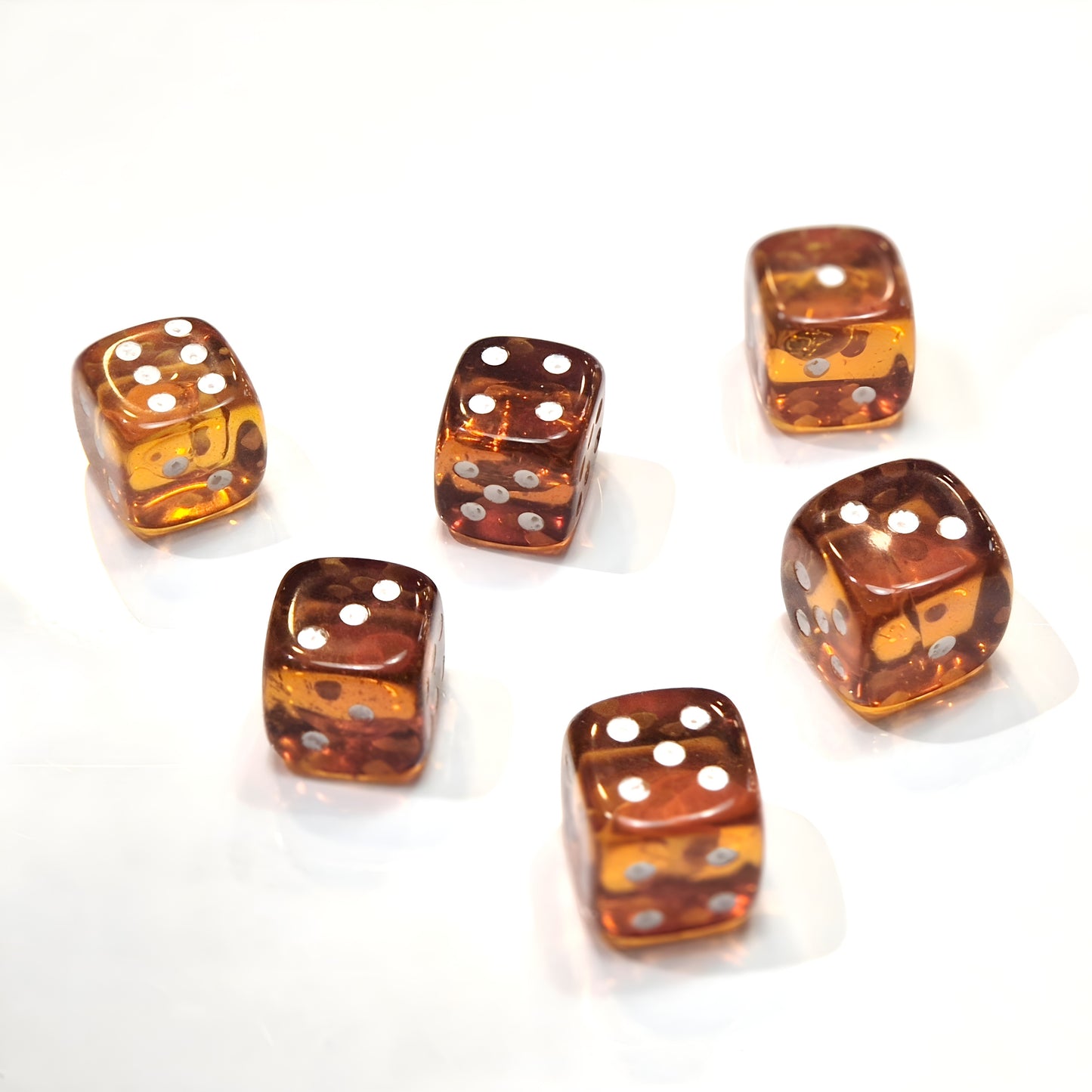 Baltic Amber Dice Set