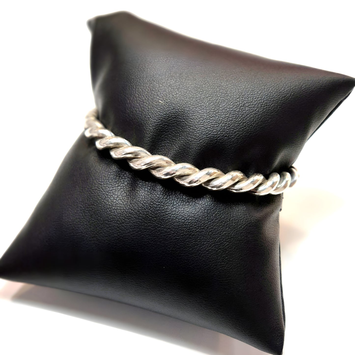 Sterling Silver Rope Twist Cuff