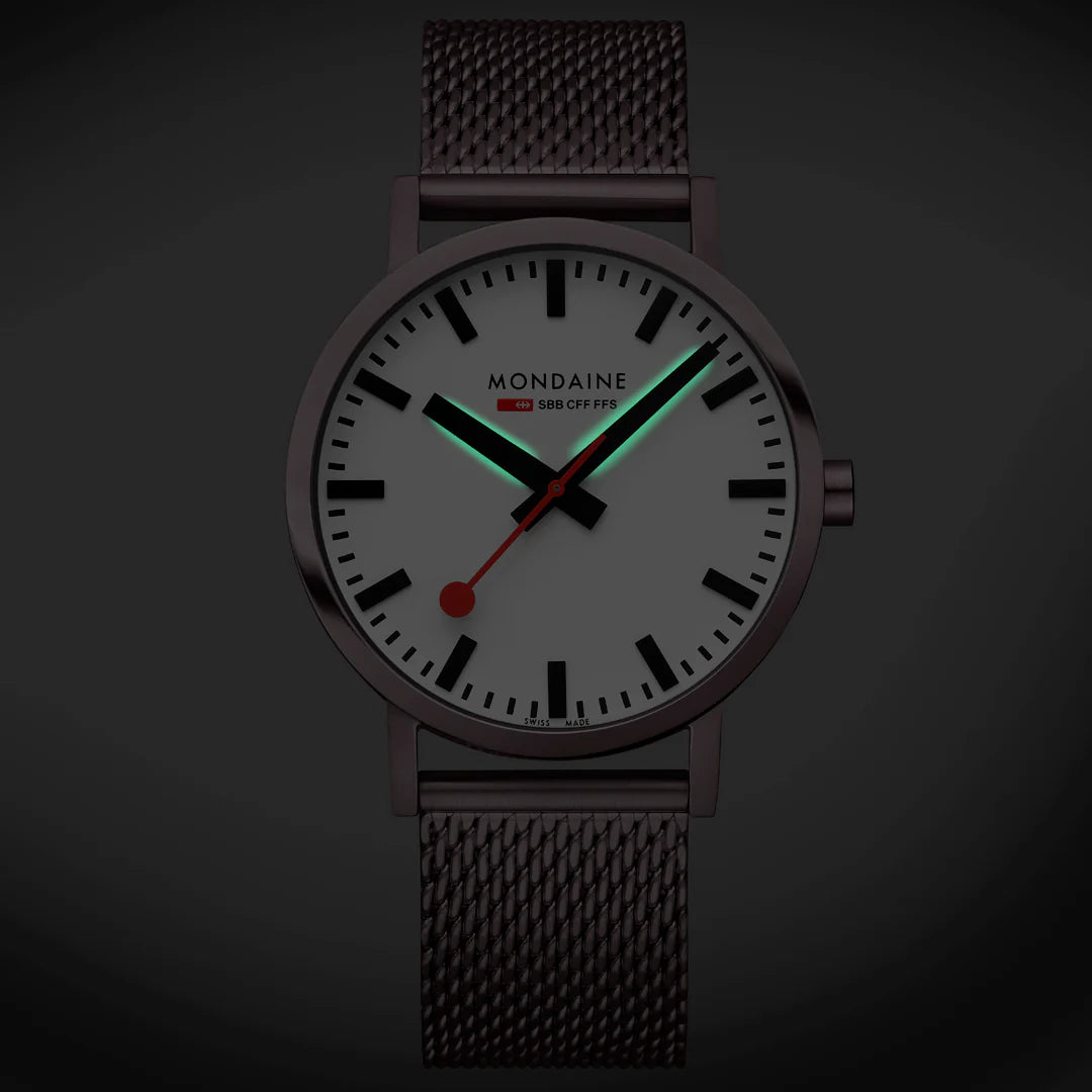 MONDAINE CLASSIC MESH
BROWN, 40MM