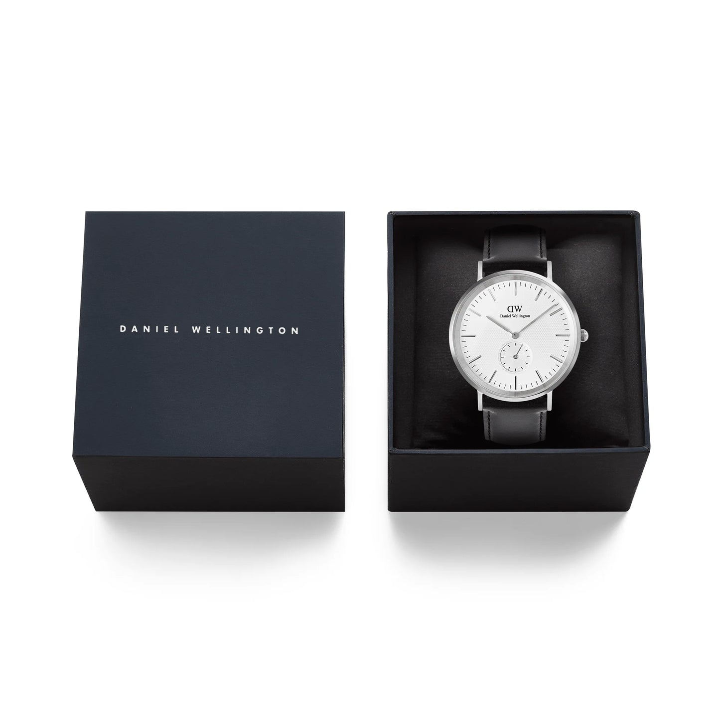 DANIEL WELLINGTON CLASSIC MULTI-EYE SHEFFIELD OFF-WHITE SUNRAY SILVER WRISTWATCH